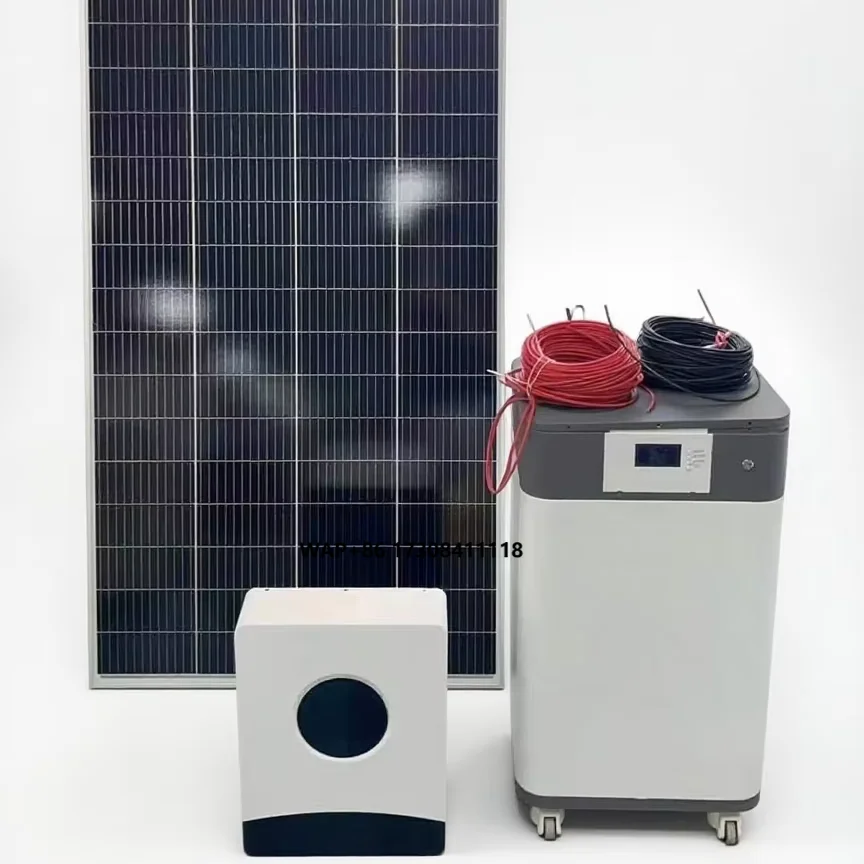 Portable 300W & 500W Solar Energy System with LiFePO4 Lithium Ion Battery LED Light Radio Emergency Charger & MPPT Controller