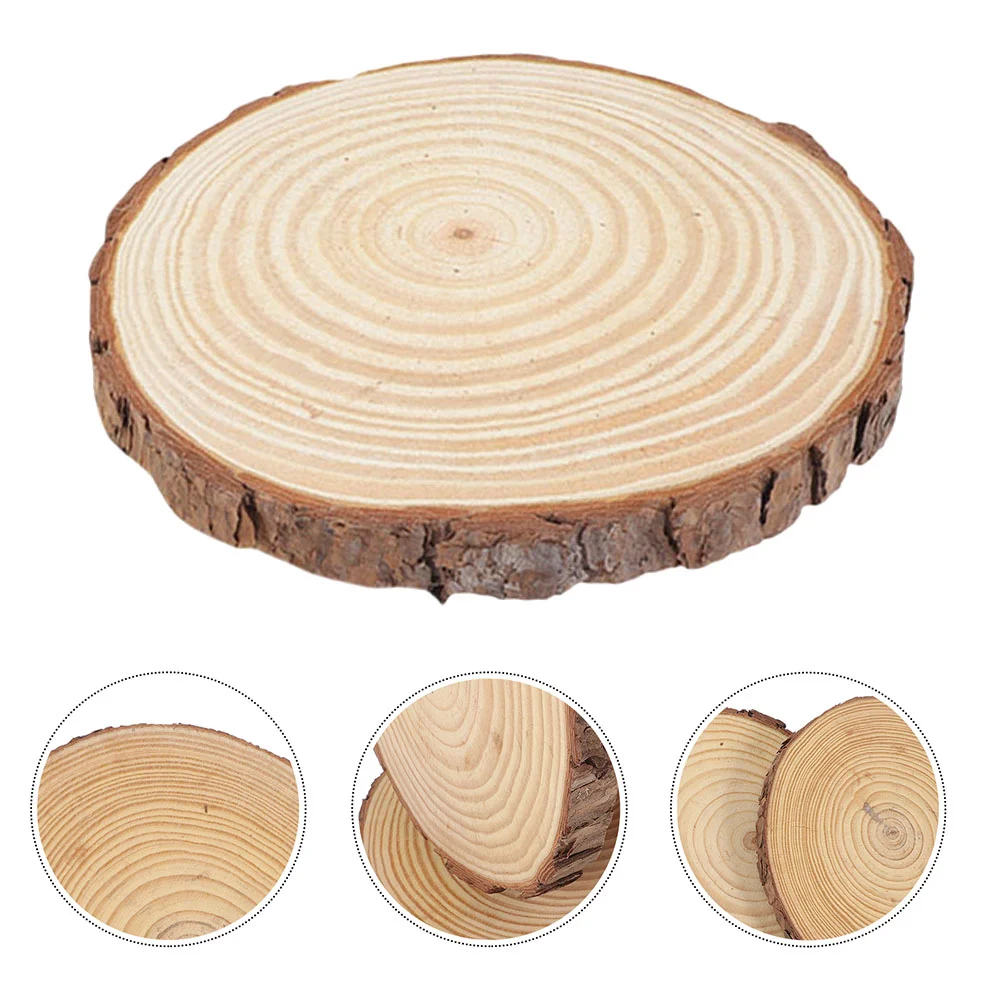 

Outdoor Micro Landscape Layout Decorate Stepping Stones Child Round Logs Turf Nature