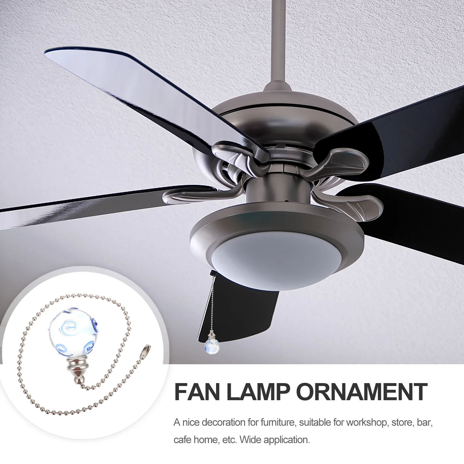 

1Pcs Fan Lamp Ornament Light Hanging Pendant Premium Material Safe Body Home Decor Unique Style Light Pendant Fan Lamp Ornament