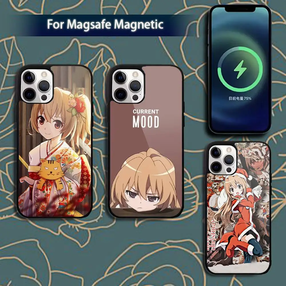

T-Taiga Toradora A-Aisaka Phone Case For iPhone 17,16,15,14,13,12,11,Pro,Max,Plus,Mini,Magsafe,Magnetic Wireless Charging Case