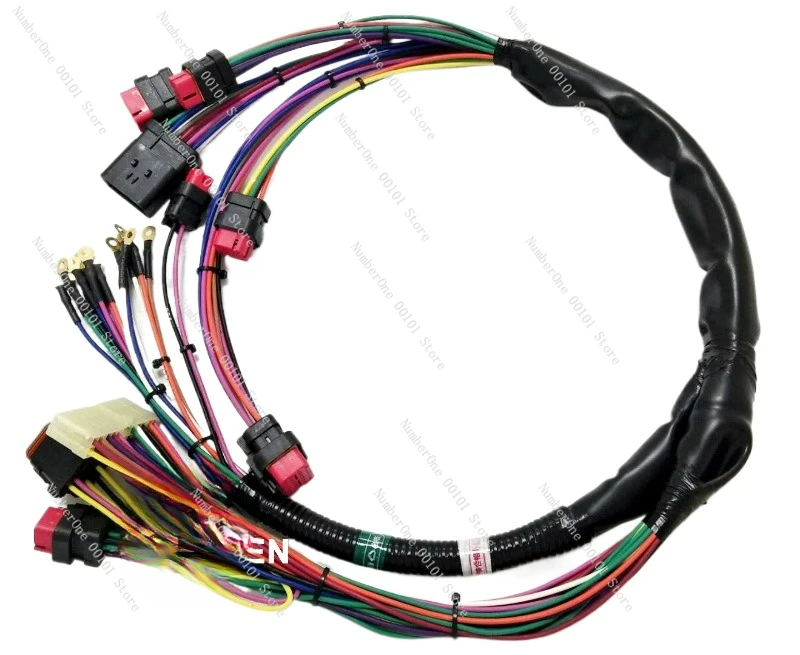 High quality  excavator parts caterpillar E320D Right Operating Rod Wire Harness 259-4877 2594877