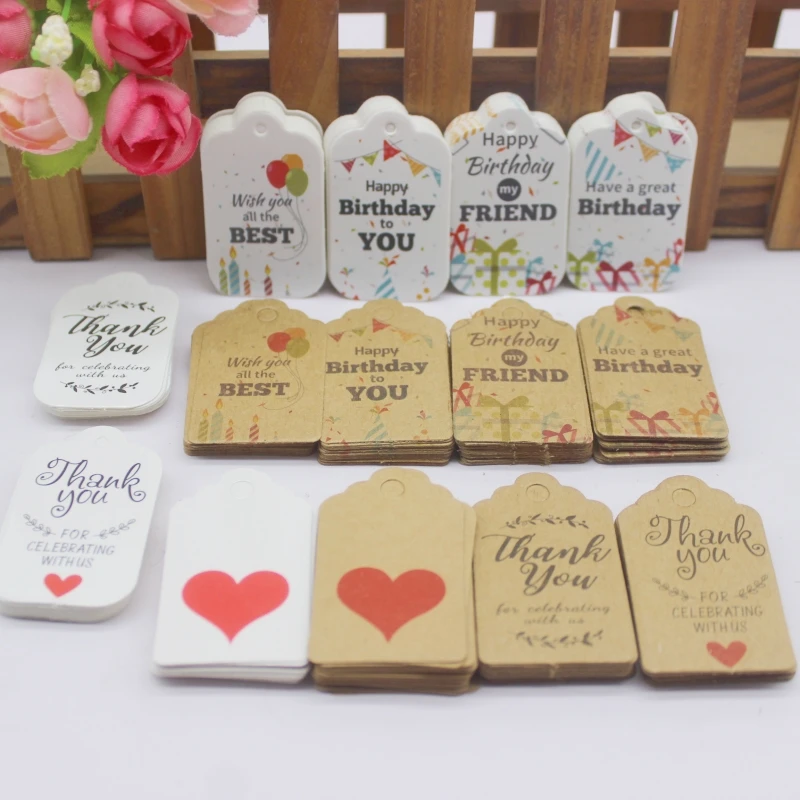 

5*3cm DIY Made with love wedding tag card scallop heart shape valentines days gift /crafts/bakery /candy tag label