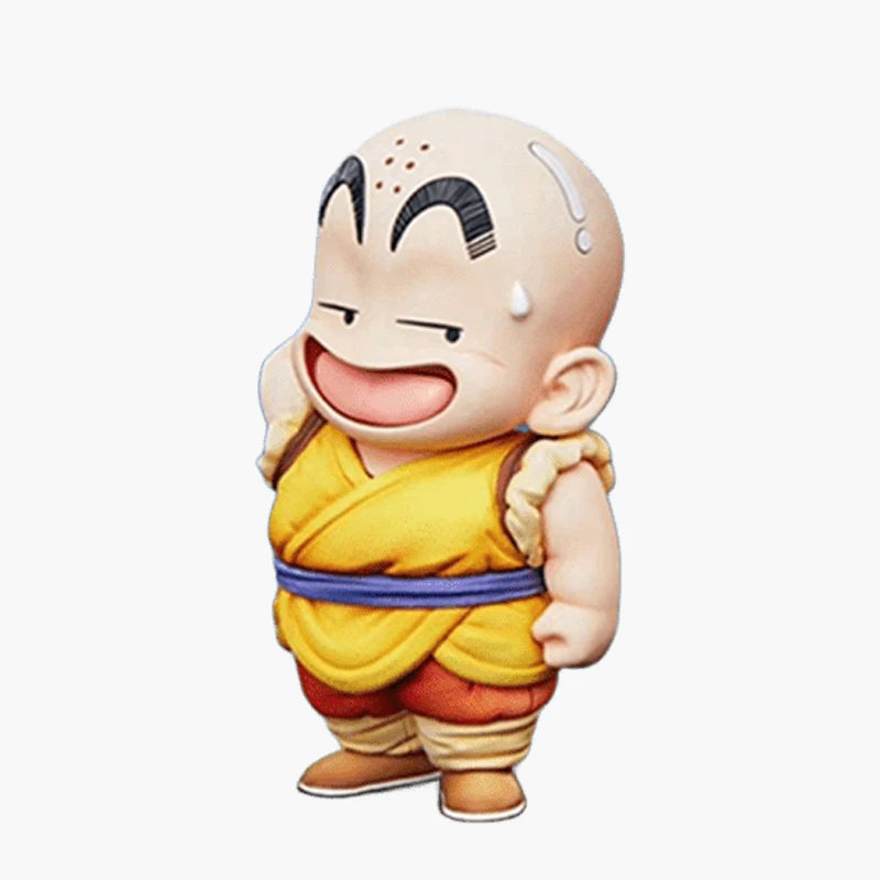 Anime Dragon Ball figurki Son Goku figurki Krillin Fuguire dzieciństwo śliczne modele pcv Gk animacja urządzenia peryferyjne ozdoby na biurko zabawki