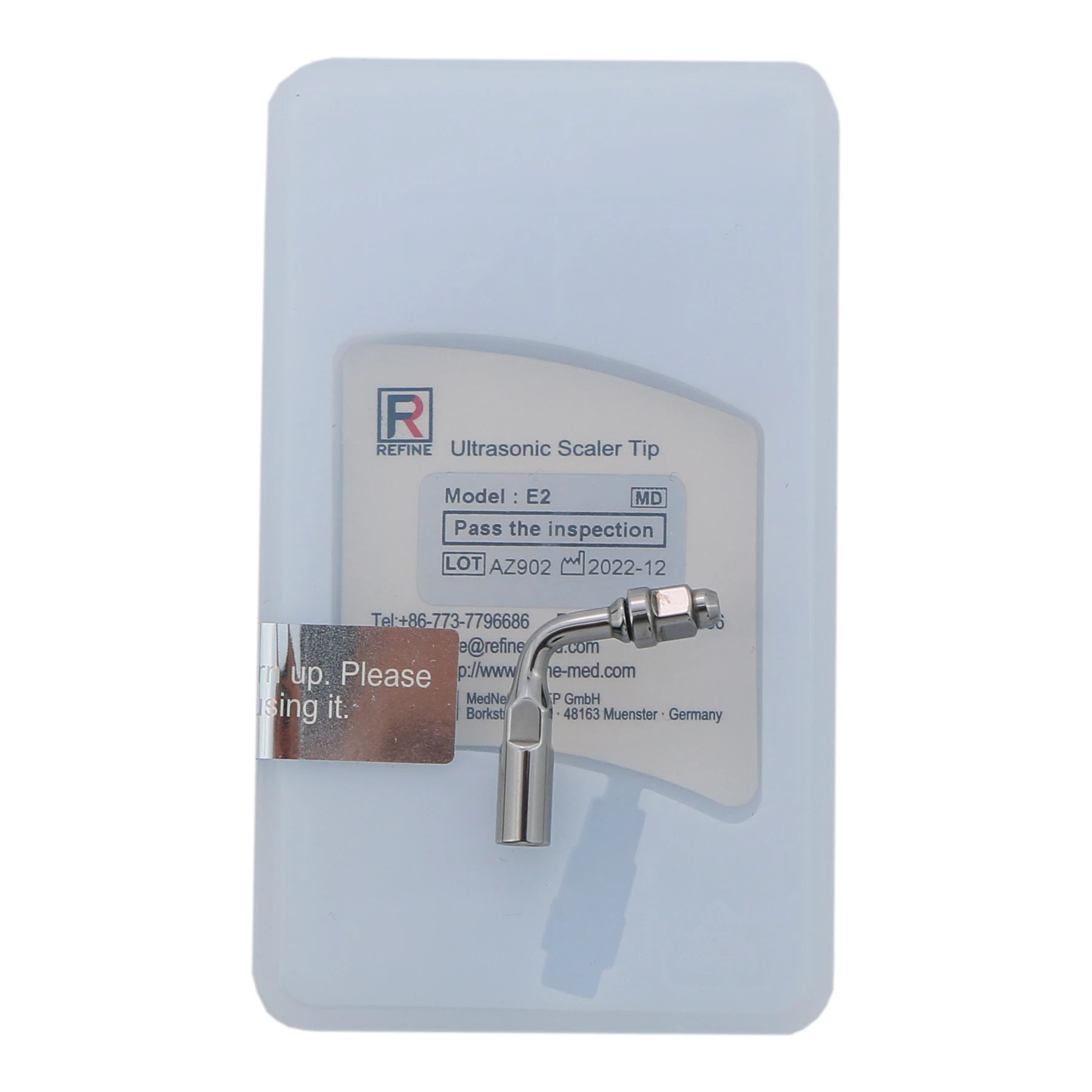 100% REFINE Dental Ultrasonic Scaler Tip Diamond fit Compatible WOODPECKER EMS MECTRON E1 E2 E3 E3D E4 E4D E5 E5D