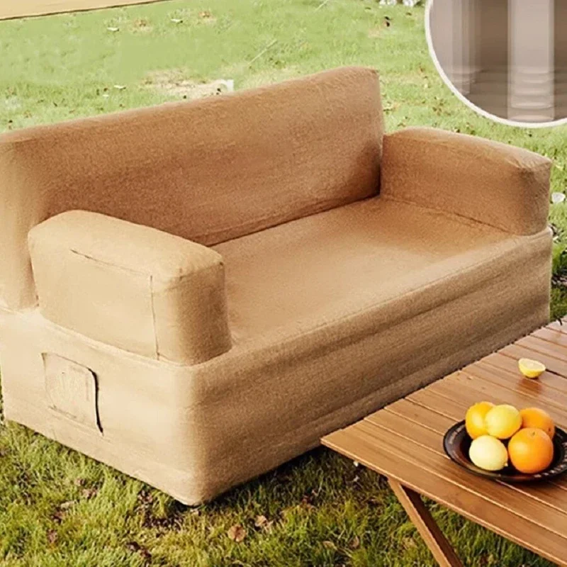 

#Camping double inflatable sofa Quick inflatable home portable and easy to store lazy sofa chair inflatable bed#