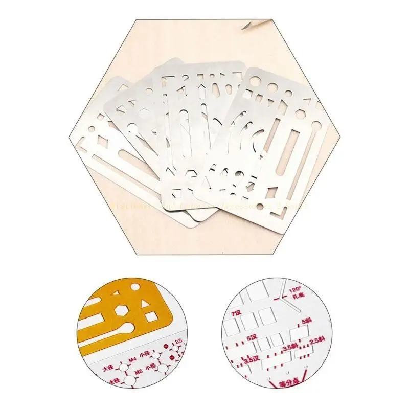 Estêncil desenho oco da mancha aço