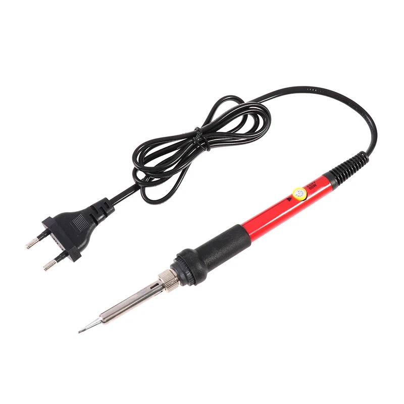 60W Adjustable Temperature Soldering Iron Replaceable Soldering Iron Tip Set Home Electronic Repair Tools