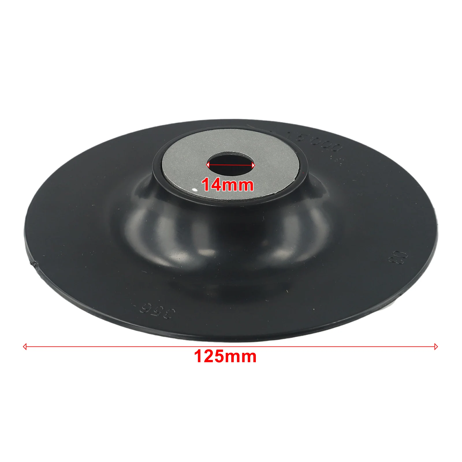 =5inch 125mm Backing=Pad M14 Thread With Lock Nut Resin Fibre Disc For Angle Grinder Sander Replacement Power Tools Accessories