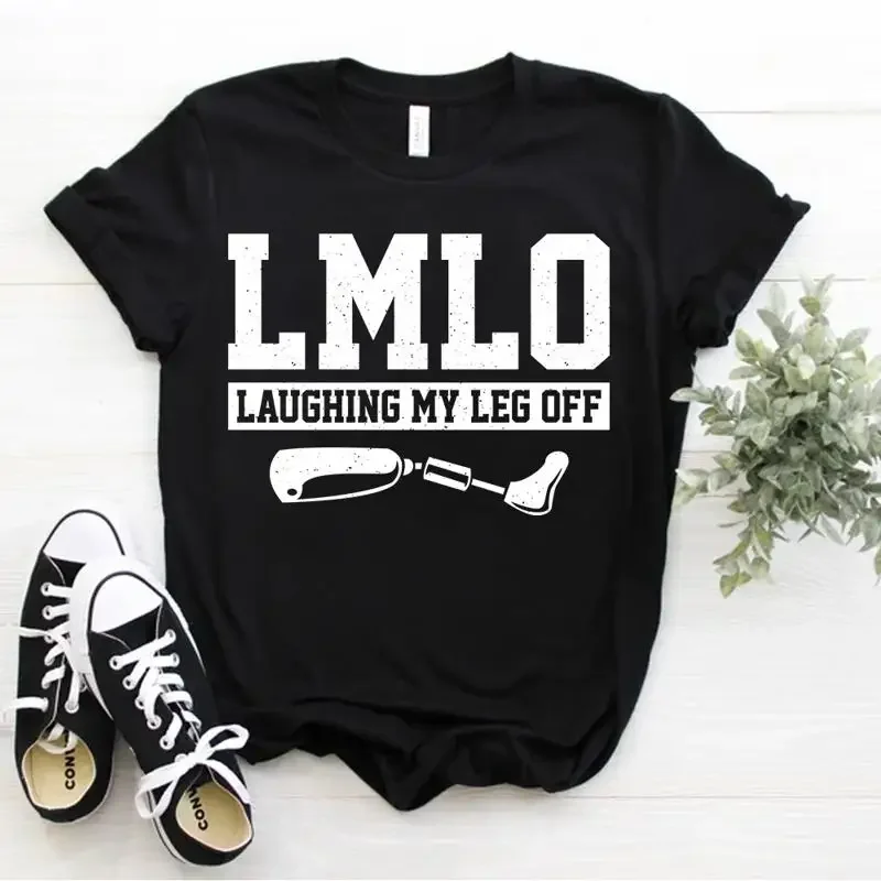 Amputee Leg Humor Laughing My Leg Off Prosthetic Leg Funny T Shirt Size S 5xl