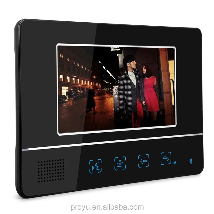 Home security 7 inch Video Intercom Door phone Entry System With RFID code keypad Doorbell Camera Wholesale