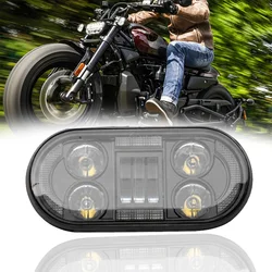 Motorcycle Led Headlight For Harley Sportster S 1250 2021 2022 S1250 Front Driving Light With White DRL Amber Signals Angel Eyes