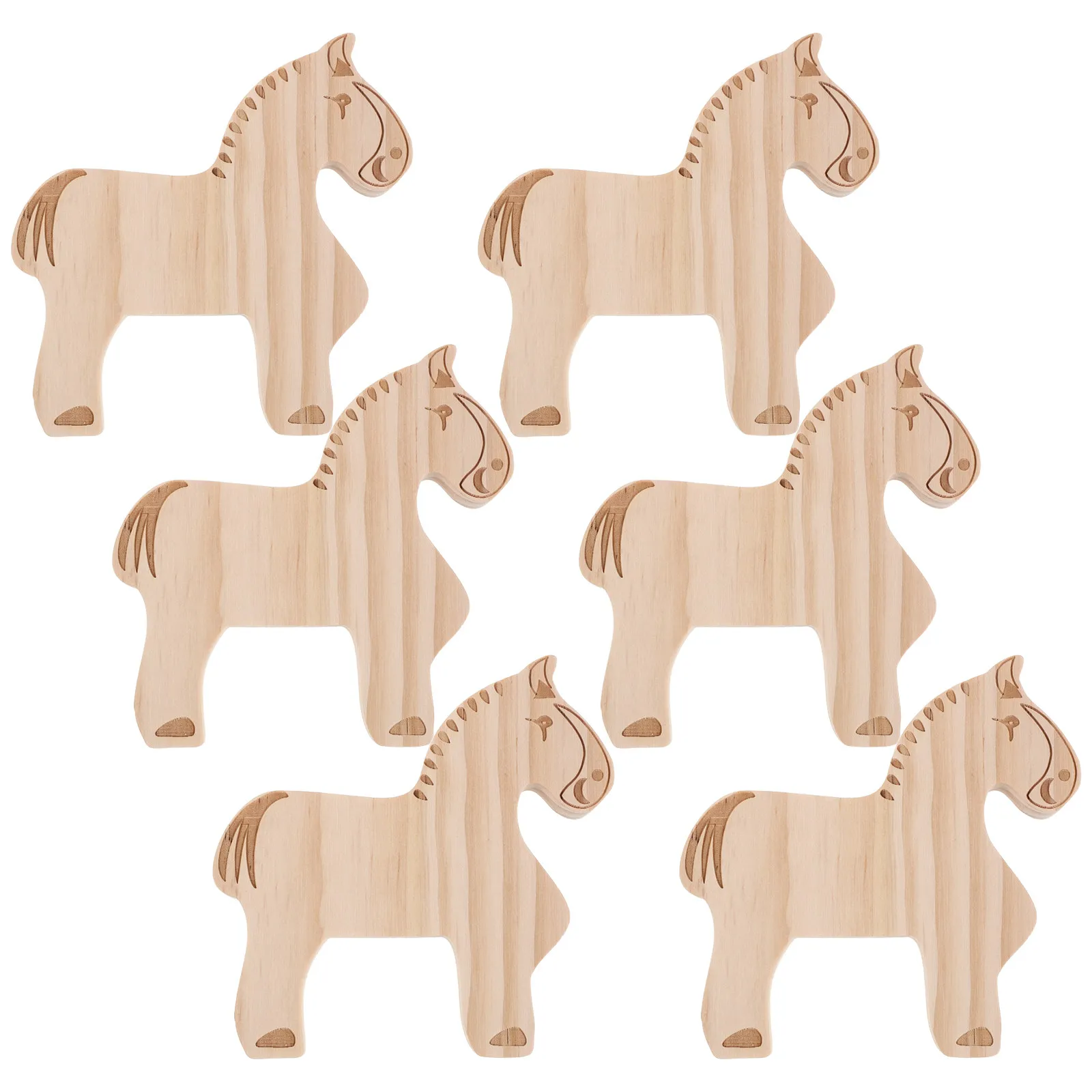 6pcs-wooden-horse-carving-crafts-unfinished-paintable-animals-rustic-home-decor-office-desk-shelf-decoration-creative-diy-farm