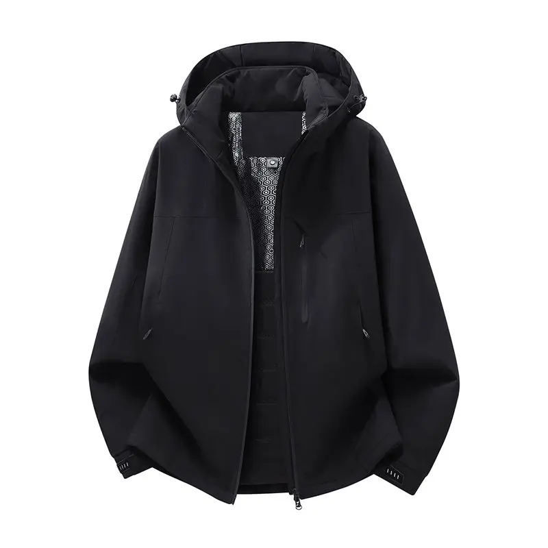 High-Quality Fashionable Men's Loose Hooded Jacket 2026 New Style Windproof Outdoor Coat Stylish All-Match Casual Coat