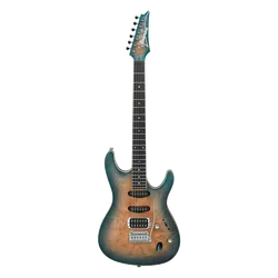 IBANEZ SA460MBW 6-String Solidbody Electric Guitar, Right, Sunset Blue Gradient