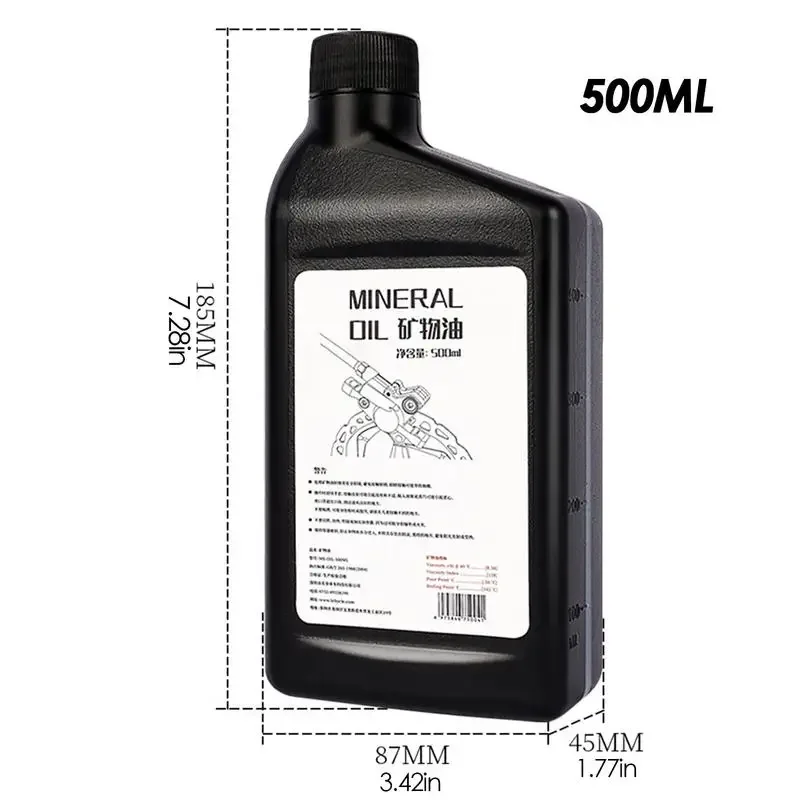 Hydraulic Mineral Oil 500ml Bicycle Brake Oil Liquid Hydraulic Disc Brake Oil Road Bicycle Brake Caliper Lube Bicycle