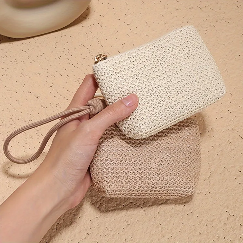 Coin Purse, Women's Small Coin Purse, Portable Handheld Keychain Bag, Key and Card Storage Bag
