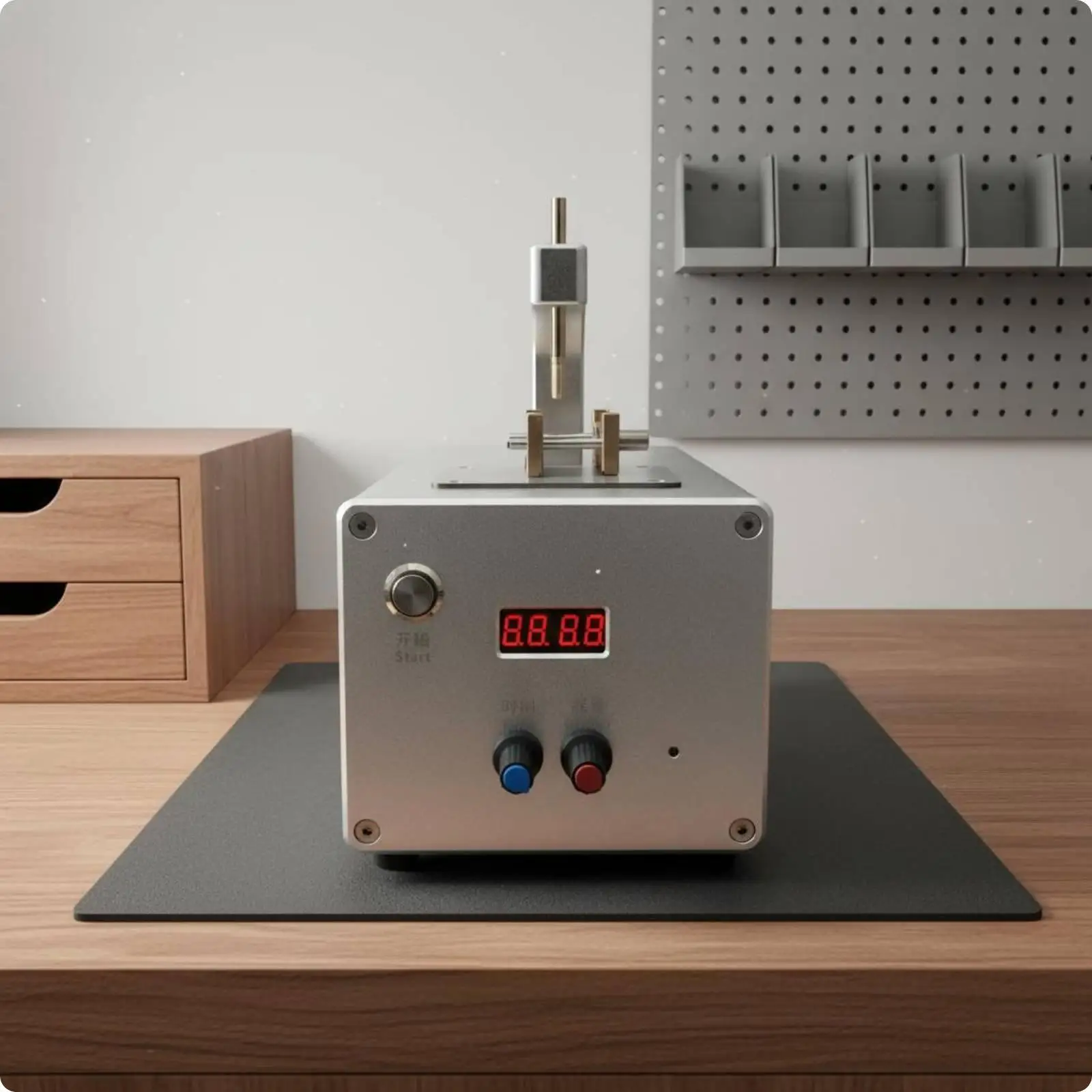 Compact Watch Dial Feet Welder for Timepiece Hand Fusing Repair Tool with Digital Control and Sturdy Build