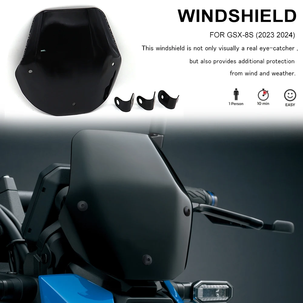 

New Fit 2023 For Suzuki GSX-8S GSX 800S gsx s8s GSX8S Motorcycle Accessories WindScreen Windshield Visor Deflector