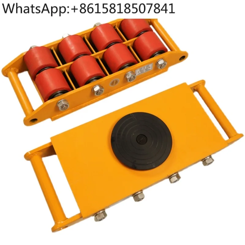 

Handling tank ground tank wheel load-bearing object shifting pulley 6 tons 8 tons 12 tons steel rubber wheel
