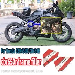 FOR HONDA CB650R CBR 650R cb 650r 2018 2019 2020 2022 2023 CBR650R Stainless steel frame filler Motorcycle installation parts
