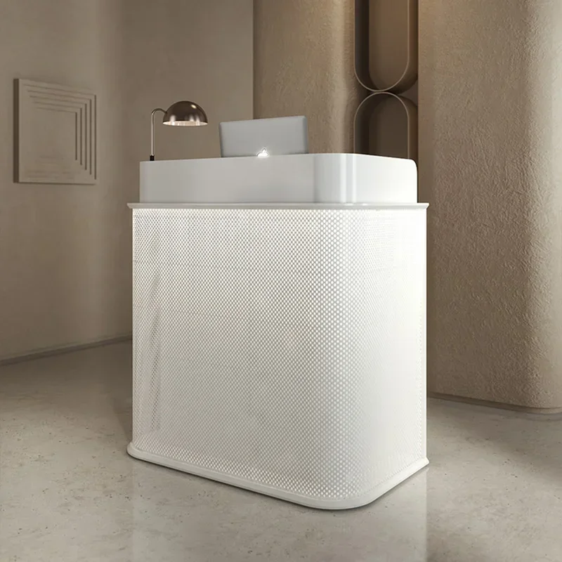 

Nordic Clothing Store Reception Desks Originality Designer High-end Reception Desks Simplicity Office Furniture Receptie HBRD