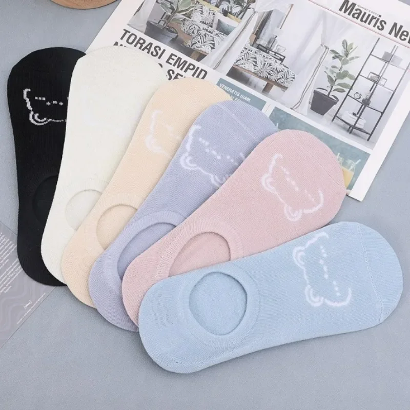 Women Short Boat Socks Girls Invisible Ultrathin Solid Elastic Boat Hosiery Lady Fresh Cute Breathable Shallow Mouthed Thin Sock image 6