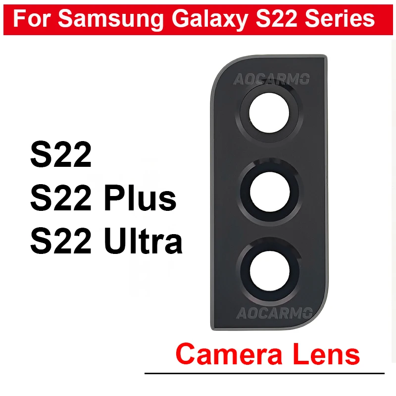 

Pink Green Black White Rear Back Camera Lens With Frame Replacement Parts For Samsung Galaxy S22 Plus Ultra S22+ S22Ultra