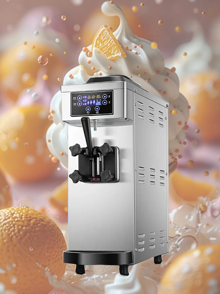 

Ice Cream Machine Commercial Automatic Small Desktop Cone Ice Cream Machine Mini Ice Cream Machine