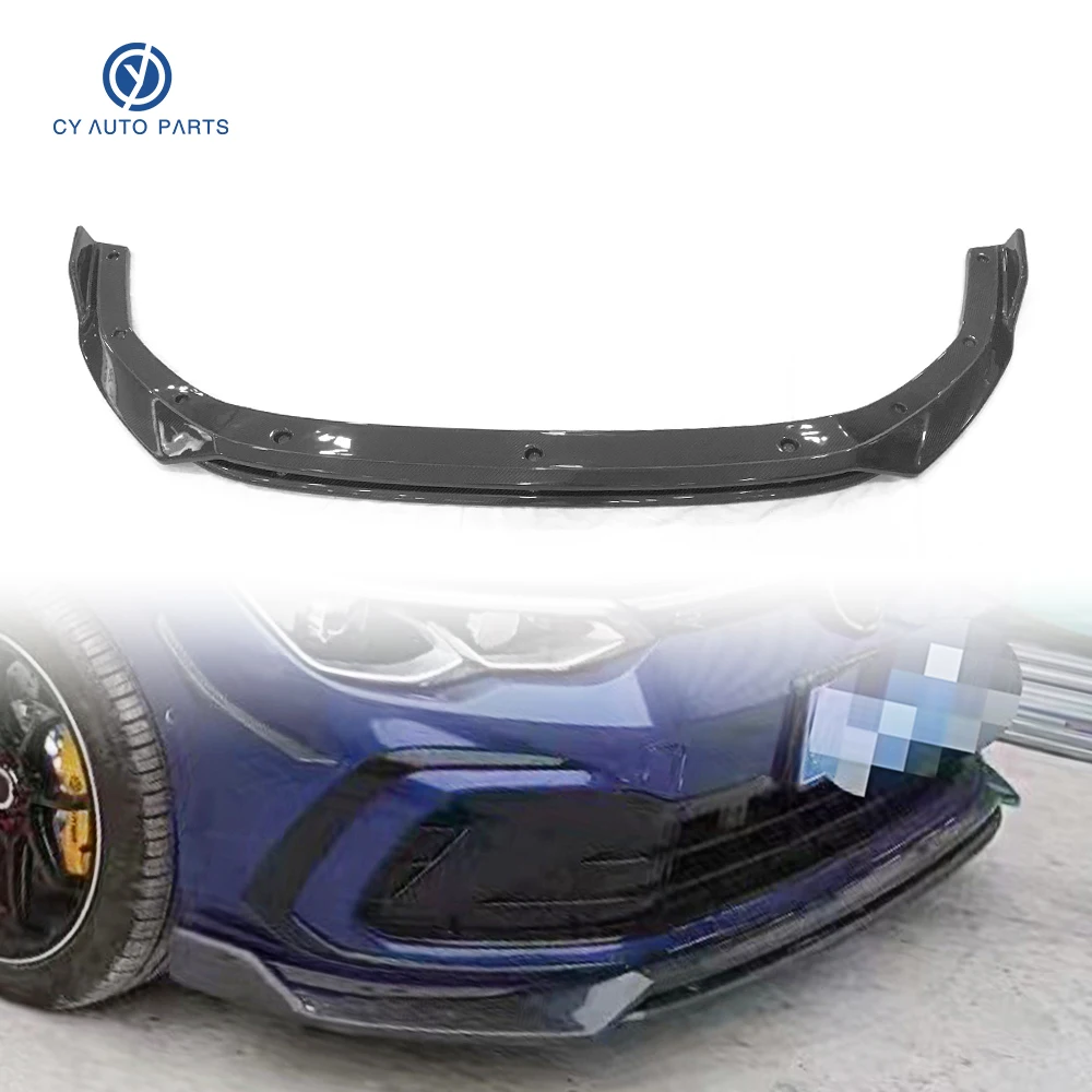 Carbon Fiber Car Front Bumper Lip For Volkswagen Golf 8 MK8 2021-2022