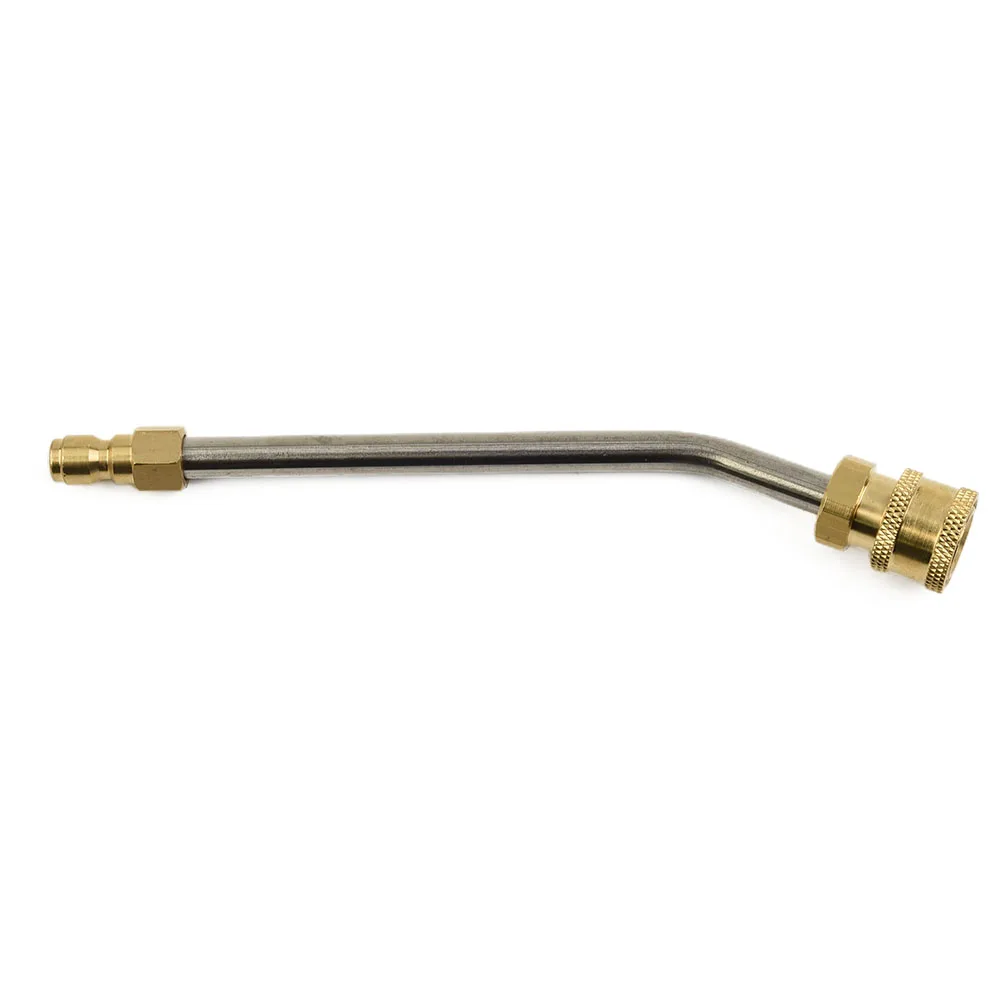 Washer Kit Turbo Nozzle Extension Wand High Pressure Spray Nozzle 1/4 Quick Connect Bent Rod Cleaner Accessories Easy Connect