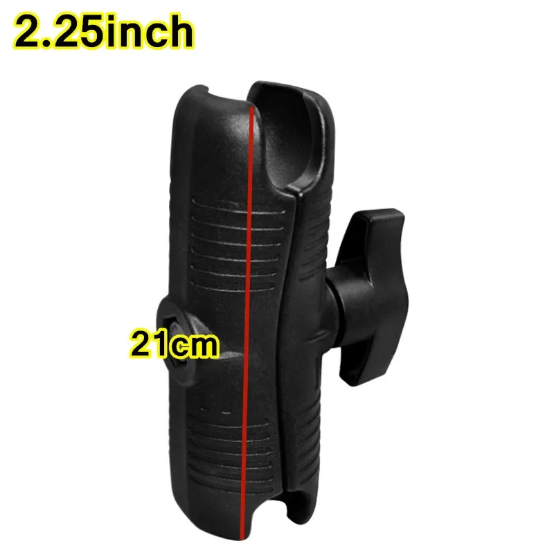 

21CM Length Aluminium Alloy 2.25 inch Double Socket Arm for Motorcycle Camera Extension Arm