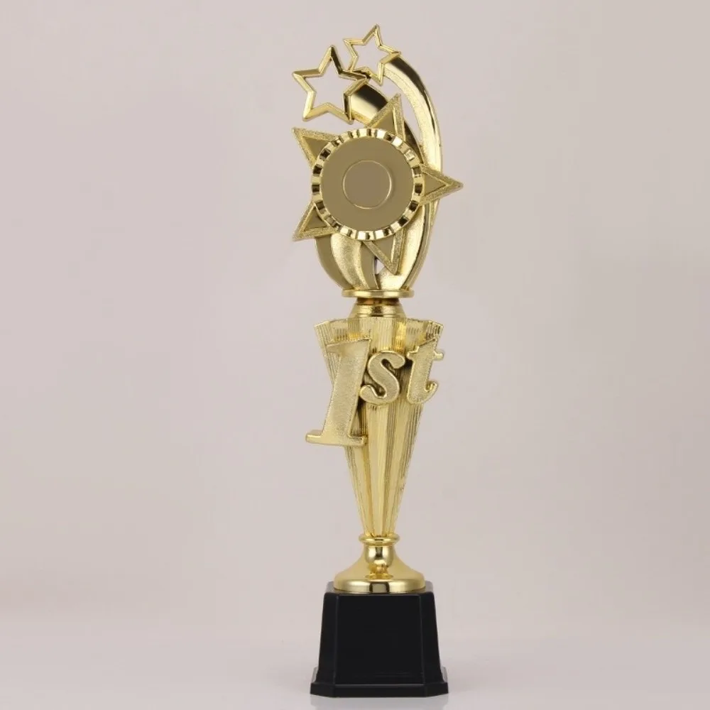 Copa de Premio Creativa Dorada, Copa de Premio Grande para el Primer Lugar, Copa de Premio de Plástico, Copas de Ganador para Ceremonias de Premiación, para Competiciones Deportivas en Equipo