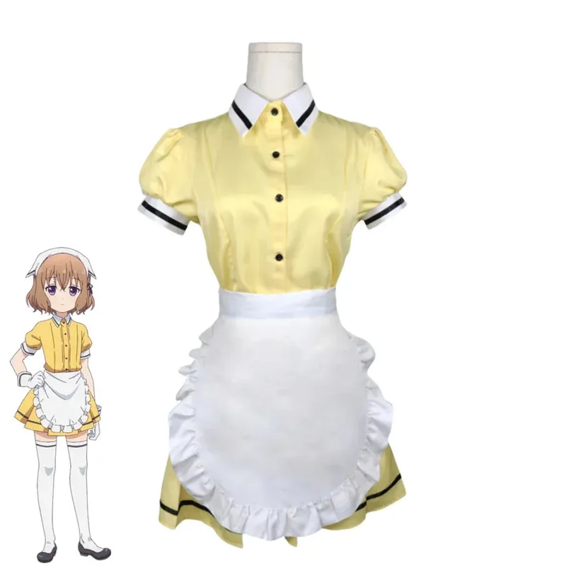 Anime mistura · s sakuranomiya maika kanzaki hideri hoshikawa mafuyu hinata koa amano miu cosplay traje bonito vestido de empregada terno vl;6
