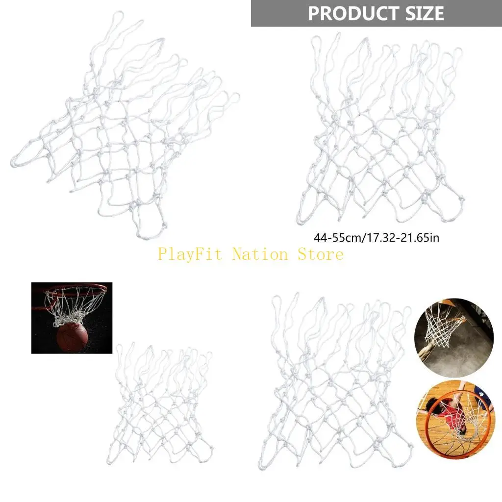 242f Deluxe Non Whip Replacement Basketball Net Tahan Tahan Hoop Nylon Rugged Untuk RI