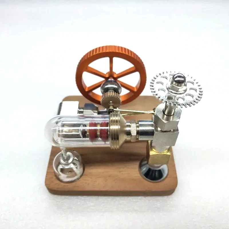 Velocidad ajustable del modelo vertical del motor del pistón libre de la ciencia física ​ ​ Juguete de tecnología de motor de combustión externa de potencia