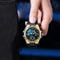 Montre de sport numérique pour homme avec fonction d'alarme, chronomètre, affichage de la date, boîtier en alliage - Parfaite pour les activités de plein air 4
