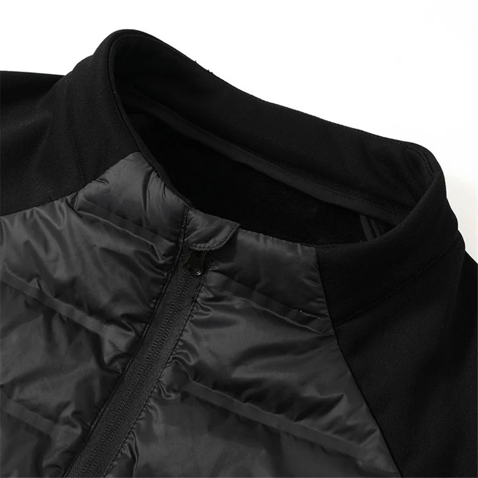 12XL حجم كبير سترات الرجال الشتاء سترة سميكة موضة عادية كم المرقعة الستر معاطف الذكور وسادة مبطنة حجم كبير