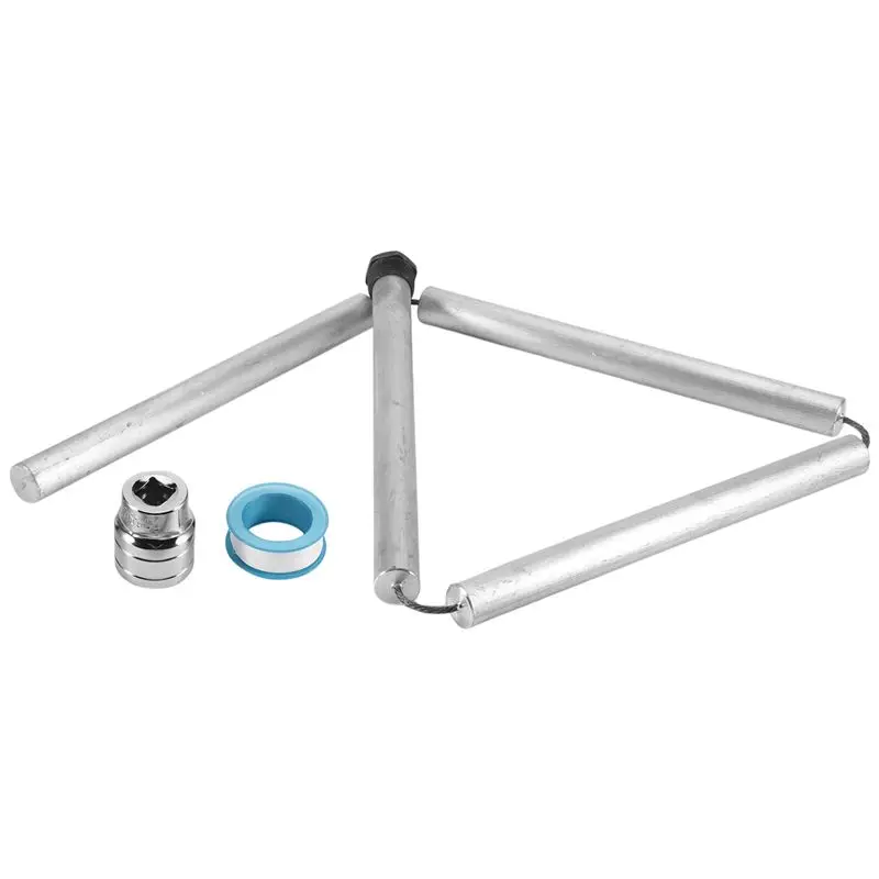 

ABXV-RV Water Heater Magnesium- Flexible Anode Rod 3/4 NPT Threaded Belt Hex Sleeve Tool Water Heater Anode Magnesium- Rod