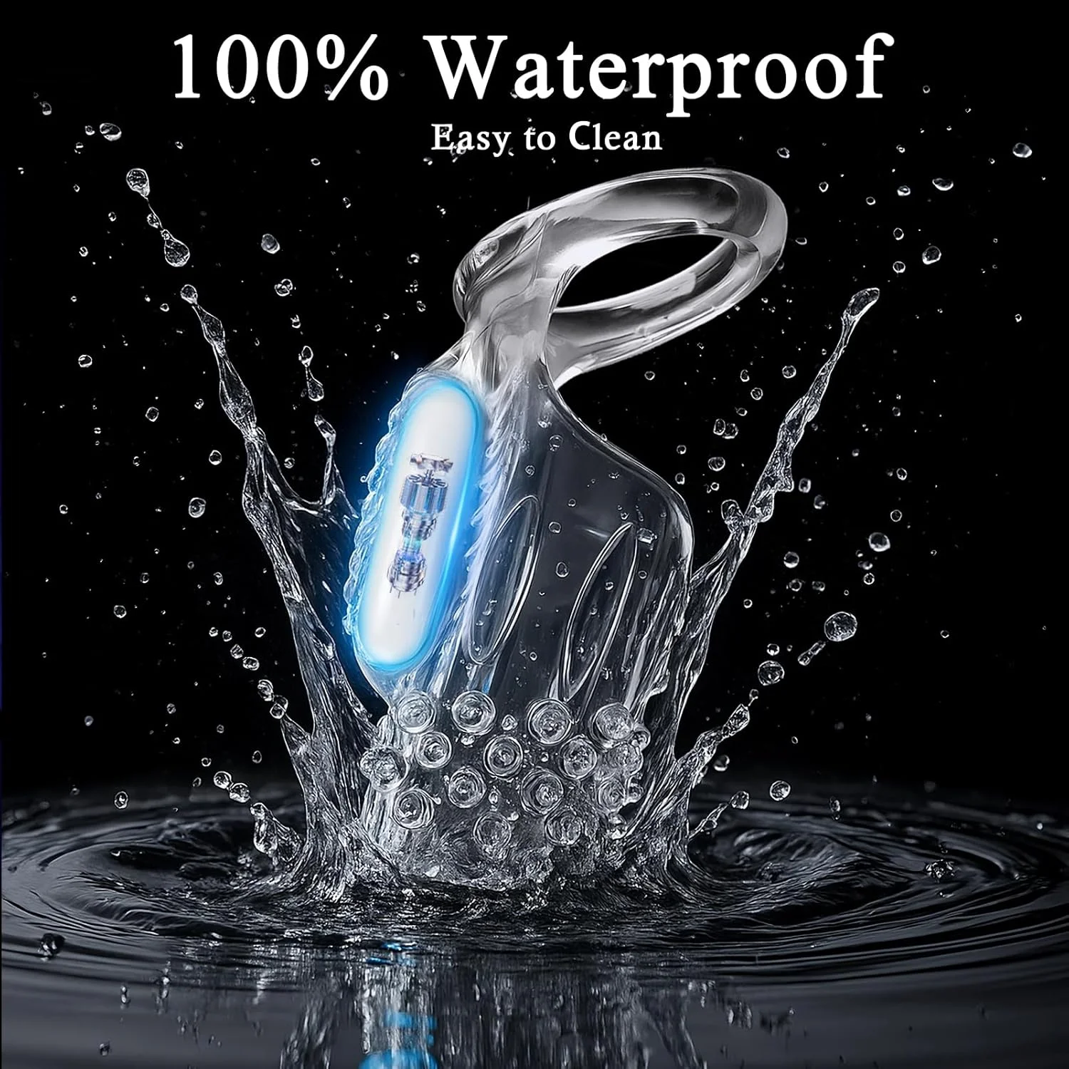 ملحقات كم القضيب الواقي الذكري توسيع الذكور تأخير الهزاز البظر مدلك خاتم الديك تهتز غطاء القضيب الجنس لعب للرجال #5