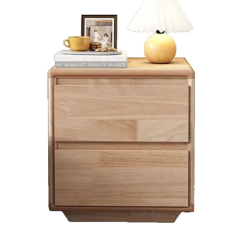 Solid wood installation-free environmental protection grade rubber wood integrated tenon and mortise small cabinet