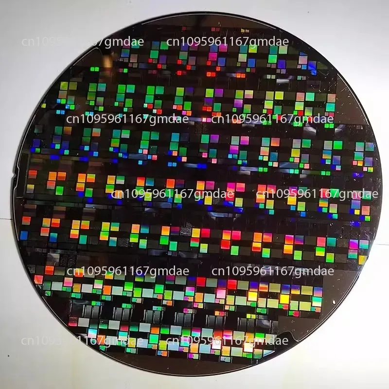 Wafer de silício, wafer de litografia de 8 polegadas e 6 polegadas, circuito integrado, wafer de silício semicondutor, chip IC, suporte acrílico