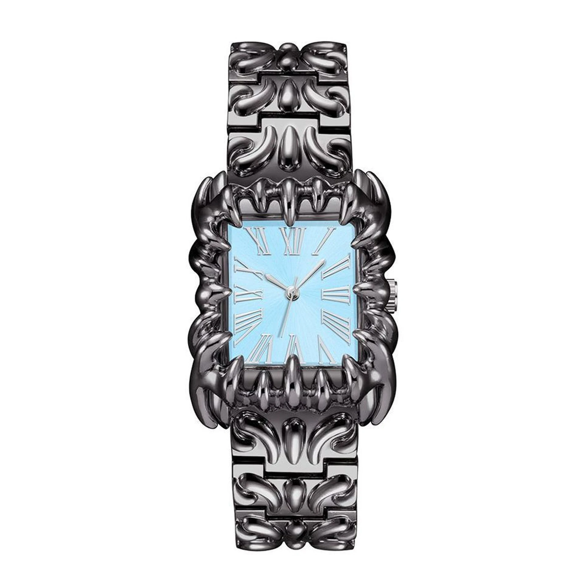 Women's Claw Y2K European Trendy High Fashion Quartz Watch Irregular Alloy Strap Pin Buckle Waterproof