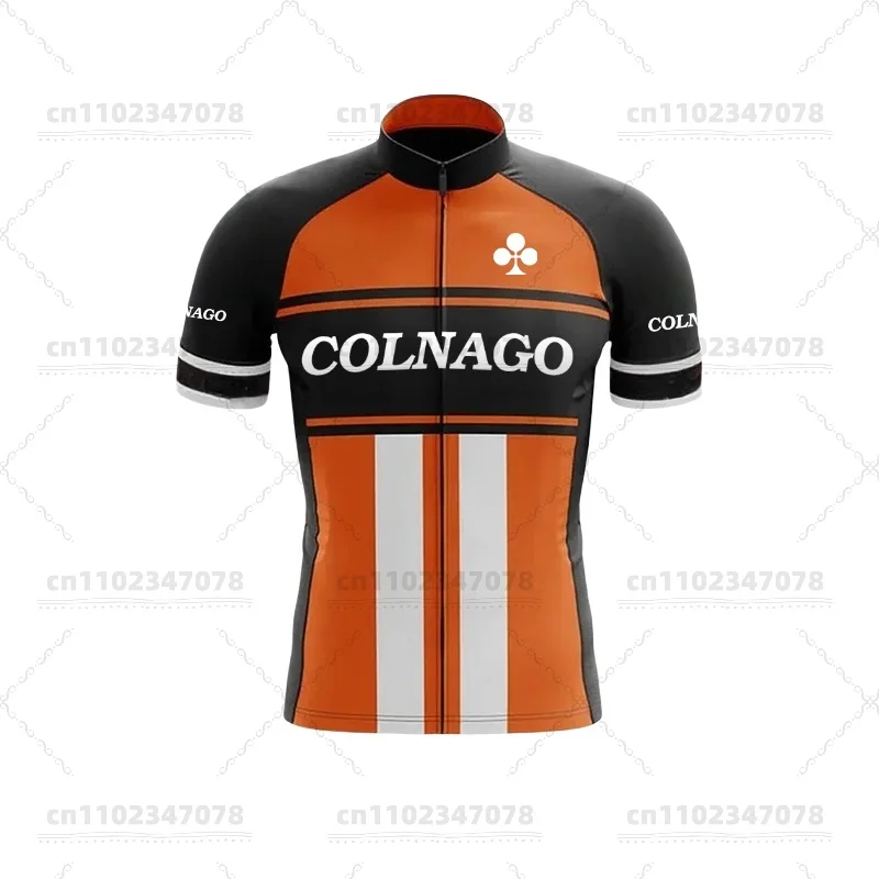 2025 ركوب الدراجات Colnago جيرسي MTB ركوب الدراجات في الهواء الطلق قصيرة الأكمام وريلة حزام السراويل الرجال Colnago الدراجات جيرسي