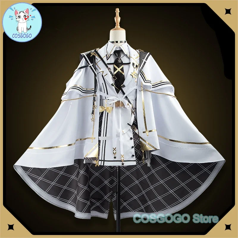 COSGOGO [Customized] NIJISANJI Vtuber Sasaki Saku Cosplay Costume Halloween Outfits Women New Suit Uniform