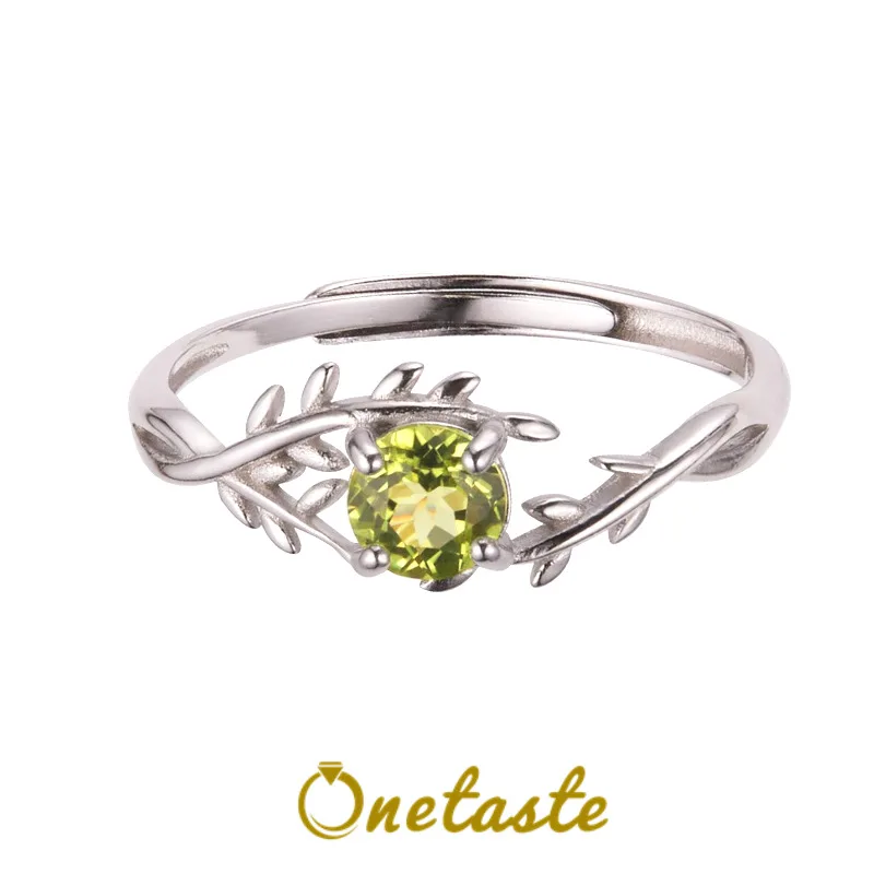 

Серебро 925, гранат, цитрин, перидот, аметист, топаз, лист, открытые кольца, женские легкие изысканные модные кольца-пасьянс с камнем, подарок
