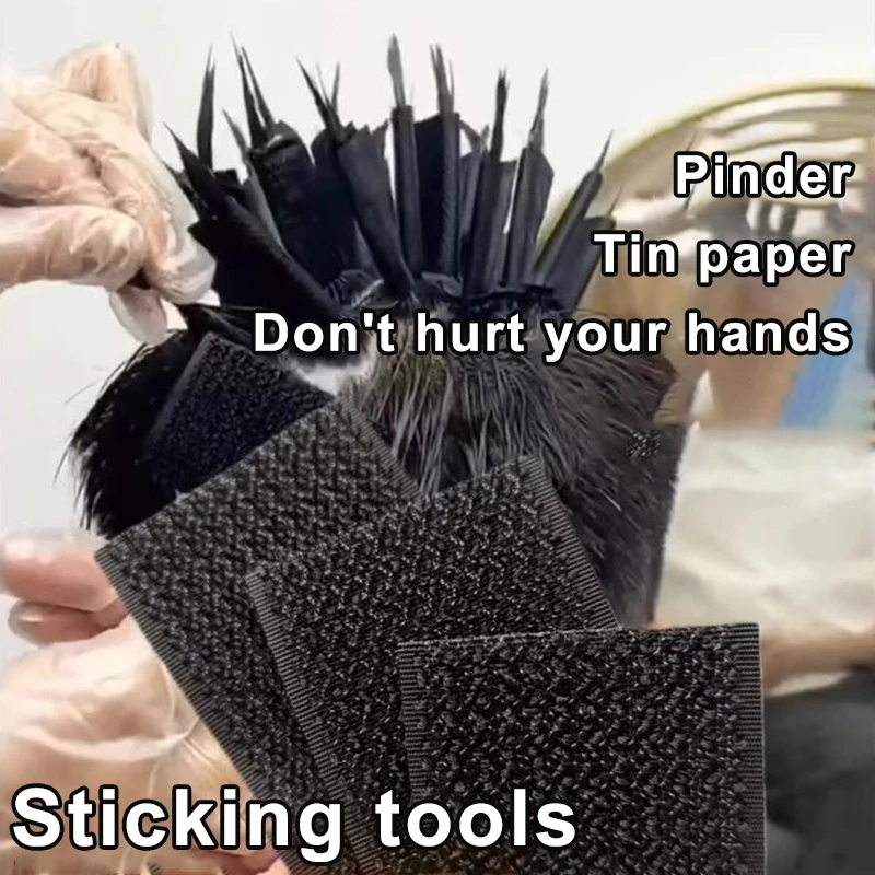 30pcs Hair Stickers For Bangs Temporarily Long Hairstyles Textured Hair Solutions Relaxed Hair Types Quick Hairstyle Change