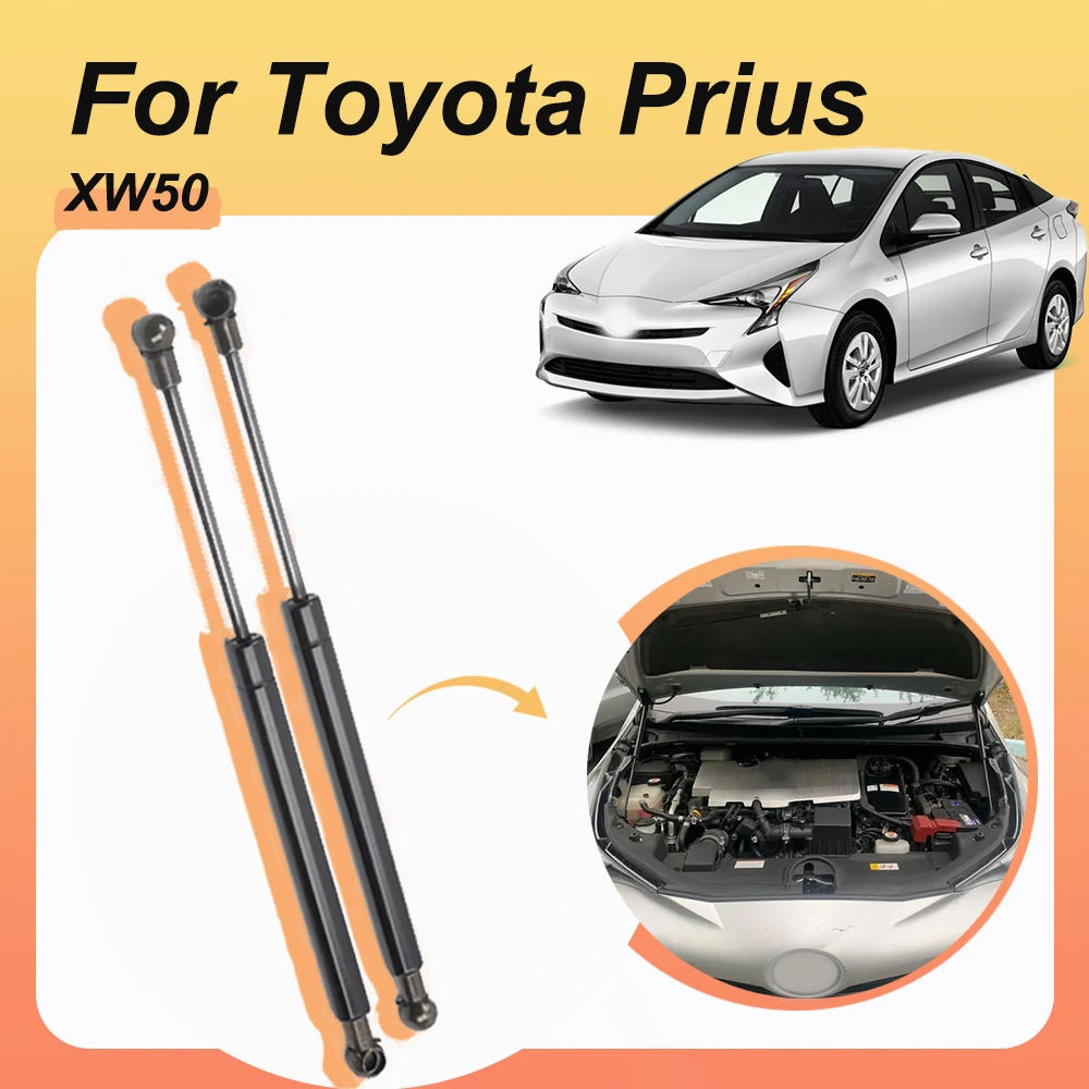 

Hood Struts for Toyota Prius (XW50) 2015-2022 Front Engine Bonnet Gas Springs Shock Absorbers Lift Supports 2PCS