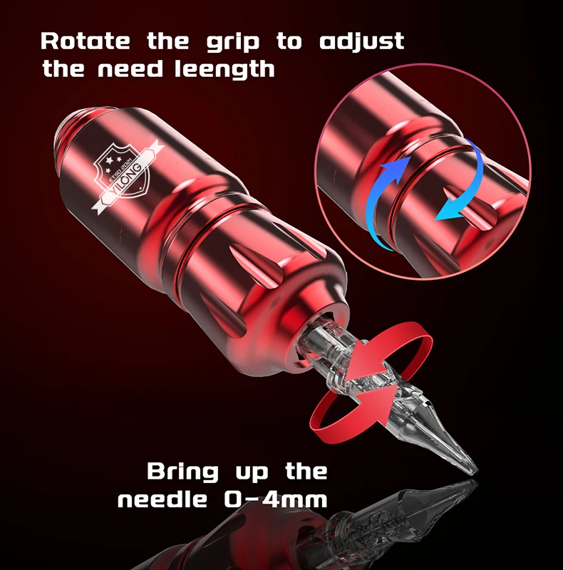 Wireless Tattoo Kit Rotary Tattoo Maschine Set mit 10PCS Tattoo Patrone Nadeln Permanent Make-Up Werkzeuge für Tattoo Künstler