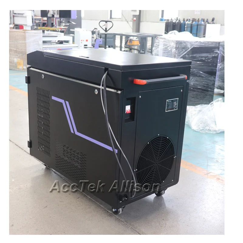 AccTek 1000W 2000W CNC Fiber Laser Melting Machines Rust Removal Laser Cleaner for Silicone Residue