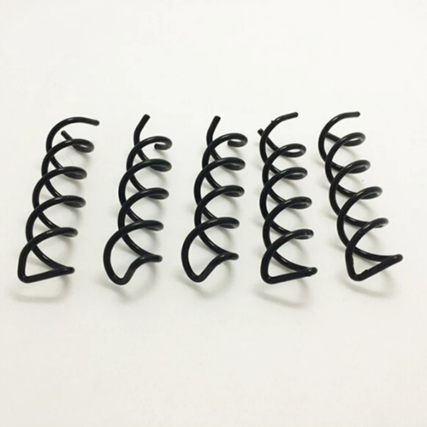 

8pcs Spiral Hairpins for Buns Matte Durable Flexible Clips All Hair Types Easy Styling Long Lasting Perfect Bun Accessories